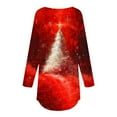thumbnail image 5 of YUGYXL Christmas Sweaters Women Fleece Lined Long Tunic Sweatshirt Ugly Funny Xmas Crewneck Pullover Tops Holiday Outfits F Multicolor M, 5 of 5