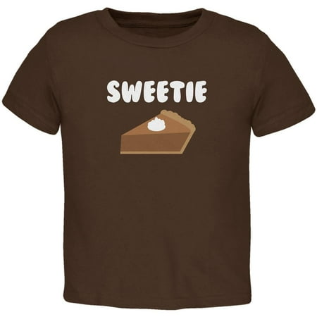 

Thanksgiving Sweetie Pie Brown Toddler T-Shirt - 3T