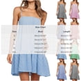 thumbnail image 6 of StSilkitty Striped Cami Dresses for Womens Spaghetti Strap Sleeveless Square Neck Romper Sundresses Beach Vacation Dress, 6 of 6