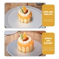 thumbnail image 4 of Raindrops 24Pcs Cardboard Cake Circles Silver Humanization Designed Round Supports, 4 of 7