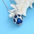 thumbnail image 4 of Pet Cremation Jewelry For Ashes Urn Necklace Mini Ball Hollow Cremation Jewelry Pawprint Locket Keepsake Memorial Pendant, 4 of 7