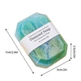thumbnail image 4 of Xihbxyly Jabón de Piedras Preciosas, Lujosa Barra Limpiadora con Forma de Diamante, con Infusión de Lámina de Oro, Fragancia Nutritiva de Cristal, Ritual de Baño Diario, Regalo Perfecto para Seres Qu, 4 of 7