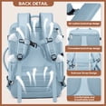 thumbnail image 6 of Joyway 2-Piece Travel Backpack Set Airline-Approved Waterproof Carry-On Luggage with USB Charging Port Comfortable Straps & Matching Toiletry Bag, 6 of 9