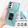 thumbnail image 4 of Funda para GANGXUN Samsung Galaxy A14 5G - Soporte metálico, Función magnética, Verde, 4 of 5