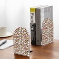 thumbnail image 5 of Hirioo Colorful Fishes for Bookends Decorative Bookends for Shelves for Home or Office, Non-Slip Base, 5 of 8