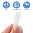 thumbnail image 2 of MasteelfCA 40 Pcs Bouchons d'Oreilles en Silicone Étanches Réduisant le Bruit de Sommeil (Transparent), 2 of 7