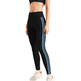 thumbnail image 2 of Tummy Control Compression Leggings for Women, High Waist Workout Running Yoga Pants Blue L, 2 of 8