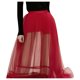 thumbnail image 1 of Conjunto de vestido de ballet de gasa de color liso para mujer - Material de poliéster, talla única, cintura elástica, adecuado para bodas/ocasiones informales, 1 of 4