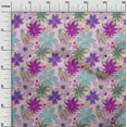 thumbnail image 3 of oneOone Cotton Cambric Pink Fabric Texture Floral Craft Projects Decor Fabric Printed By The Yard 56 Inch Wide, 3 of 4