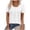 *White, variant on ClodeEU Women's Short Sleeve Round Neck T-Shirt,Trendy Casual Dressy Tee Summer Spring Tops Light Blue,Womens Plus S