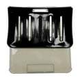 thumbnail image 3 of Unique Bargains 1 Pc Soap Dish Removable Double Layer Soap Holder for Bathroom Black, 3 of 6