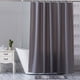 thumbnail image 1 of Cortina de ducha sólida, cortinas de baño de 6 x 6 pies,impermeables de PEVA, Decoración de baño Tomshoo Gris, 1 of 7
