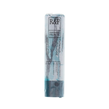 UPC: 0836943003446 | R&F Handmade Paints Pigment Stick  100ml  Pthalo Turquoise