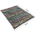thumbnail image 4 of Colorful Ethnic Pattern Blanket,Comfortable Soft Flannel Throw Blanket,All Season,Warm Lightweight Blankets for Sofa Bed Couch Living Room Chair,60"x80", 4 of 4