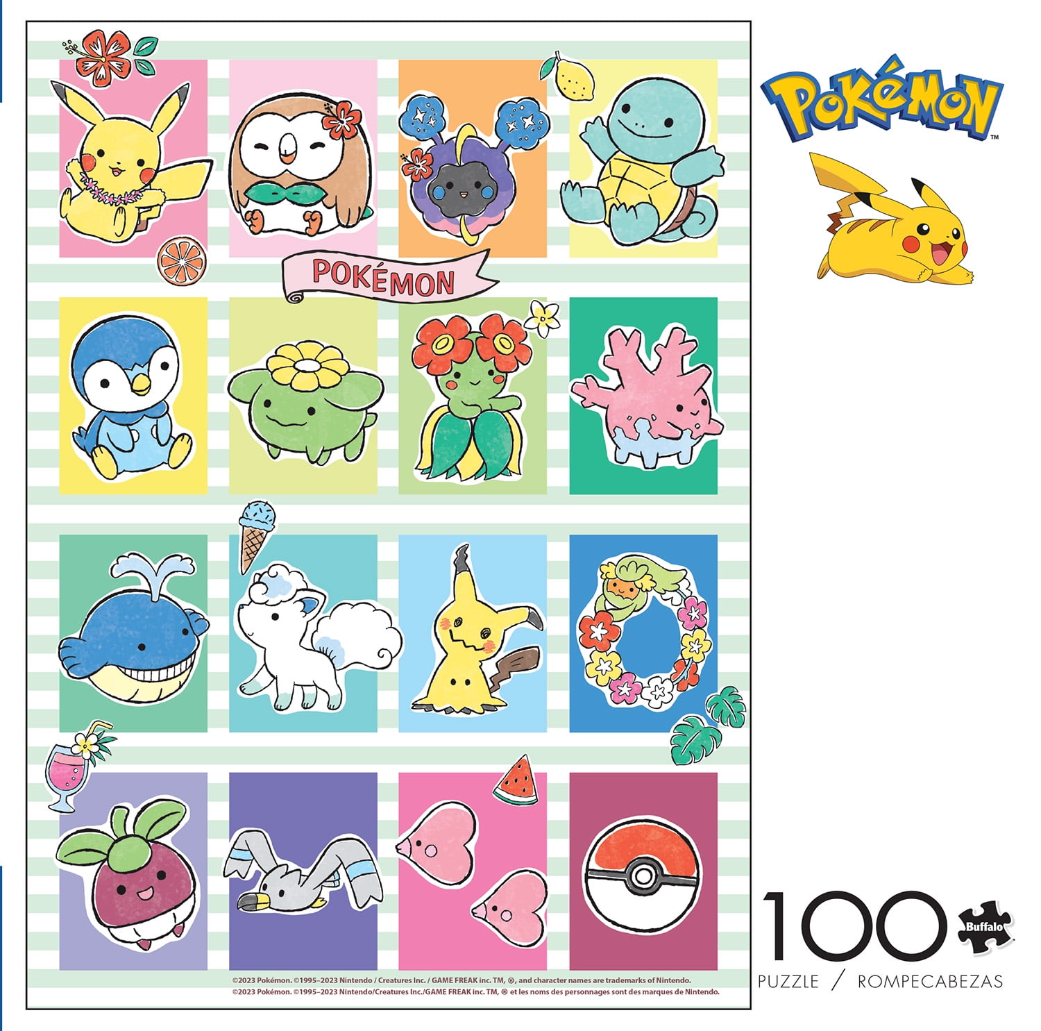 Buffalo Games 100-Piece Pokemon Cuties Interlocking Jigsaw Puzzle for Children Ages 6+