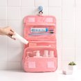 thumbnail image 1 of Cosmetic Bag Multi Interior Pocket Solid Color Large Capacity Waterproof Toiletry Bag for Outdoor, 1 of 7
