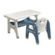 thumbnail image 5 of Juego de Mesa y Silla de Dibujo para niños, Juego de Escritorio y Silla para niños, fácil de Limpiar, Funcional, con Compartimento de Almacenamiento, Azul grisáceo, 5 of 8