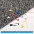 thumbnail image 5 of Uxcell Safety Pins 0.98 Inch Metal Small Sewing Pins Yellow 500Pcs, 5 of 5