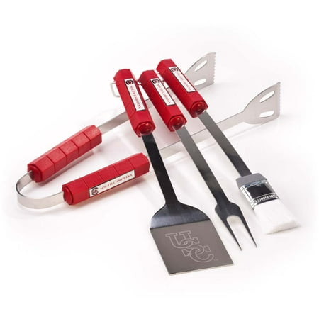 Bsi Products Inc South Carolina Gamecocks 4 Pc Bbq Set BBQ Tool Set