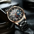 thumbnail image 6 of Curren Mens Luxury Casual Quartz Wristwatches With Luminous Hands Sport Chronograph Clock Stainless Steel Wrist Watches For Male - Quartz Wristwatches, 6 of 6
