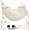 Beige Tassel, variant on Hammocks Portable Tree Hammock Swing with Spreader Bar, Tassel, 2 Person Hammock Without Stand