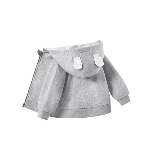 Hpgjzj Baby Boy Girl Clothes Zip-Up Hoodies with Sherpa Lining Spring Fall Outerwear Coat 1-6 Years