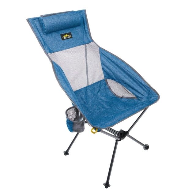 Silla Plegable Reclinable Ultraligera Cascade Mountain con Porta Vaso y Almohada