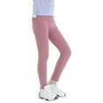 thumbnail image 3 of Girls Athletic Leggings Kids Dance Workout Running Yoga High Waisted Tights Leggins Pants with Pocket 4-12Y, 3 of 7