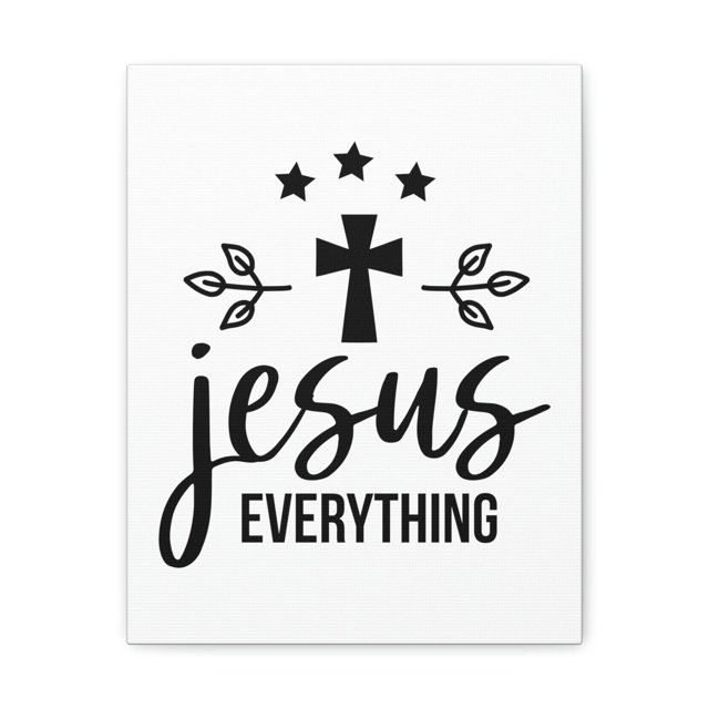 Scripture Walls Jesus Everything 1 John 4:9 Christian Wall Art Print Ready to Hang Unframed