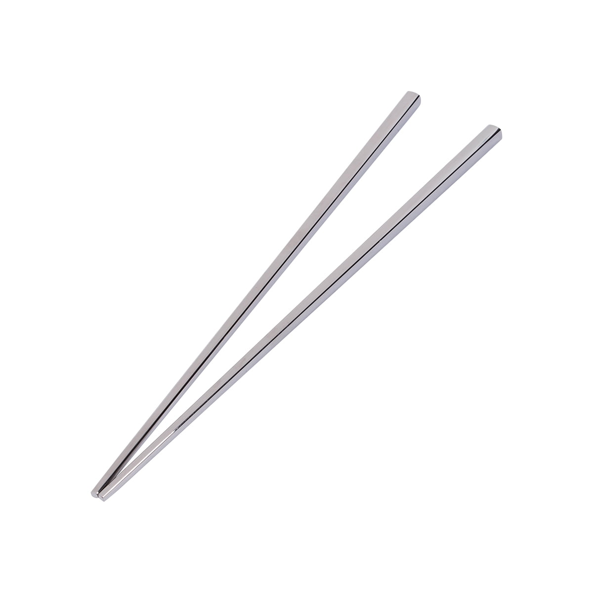 Kitchen Utensils Anti-Scald Metal Chopsticks Stainless Steel Tools Non-Slip LO 