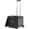 thumbnail image 5 of BAZIC Folding Cart on Wheels w/Lid Cover, 16" x 18" x 15", Black/Gray, 5 of 6