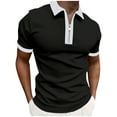 thumbnail image 2 of Awdenio Shirts for Men Short Sleeve Performance Moisture Wicking Collared Print Shirt for Golf and Casual Wear, 2 of 6