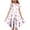 Multicolor B, variant on WRKEKC Girls Summer Dress Ruffle Sleeve Crew Neck Floral Print Tiered Dress with Pockets Casual for Girls 4-15 Years