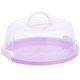 thumbnail image 2 of Portador redondo grande para pasteles, soporte multiusos para pasteles de 10", caja de almacenamiento portátil para cupcakes con asa plegable, recipiente transparente para postres, frutas, productos h, 2 of 5