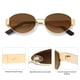 thumbnail image 5 of Gafas de sol SOJOS Retro Ovaladas Doradas/Lentes degradadas marrón UV400 para mujer, 5 of 7