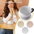 thumbnail image 3 of Posavasos hueco de PVC para mesas de café, vajilla, tazas, almohadillas navideñas, accesorios de decoración, 6 uds., 3 of 5