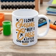 thumbnail image 3 of Personalized Coffee Mug Funny Christian Quote, Customized Name Jesus God Bless You Christian Cup, Gift For Mom, Dad, Brother, Sister, Son, Daughter, Friend On Birthday, Christmas, Ceramic, 3 of 7