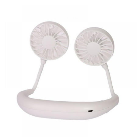 

Truelife Portable Personal Neck Fan 1200mAh 360° Free Rotation 3 Speeds Up To 10 Hours Rechargeable Fan for Office Outdoor Travel White