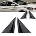 thumbnail image 2 of Black Only 1 Left-Front Window A-pillar Triangle Molding For Hyundai Elantra 2014 2015 2016 86180-3X500 86190-3X500 Door Cover Mirror plate, 2 of 7