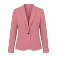 thumbnail image 4 of Gfyviroh Women's Tailored Suit Jackets Casual Ruched Long Sleeve Blazers Open Front Solid Lightweight Dress Jackets, 4 of 8