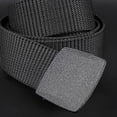 thumbnail image 3 of Cinturón de nailon con hebilla no magnética no metálica, cinturón unisex universal sin agujero para hombres, 3 of 5