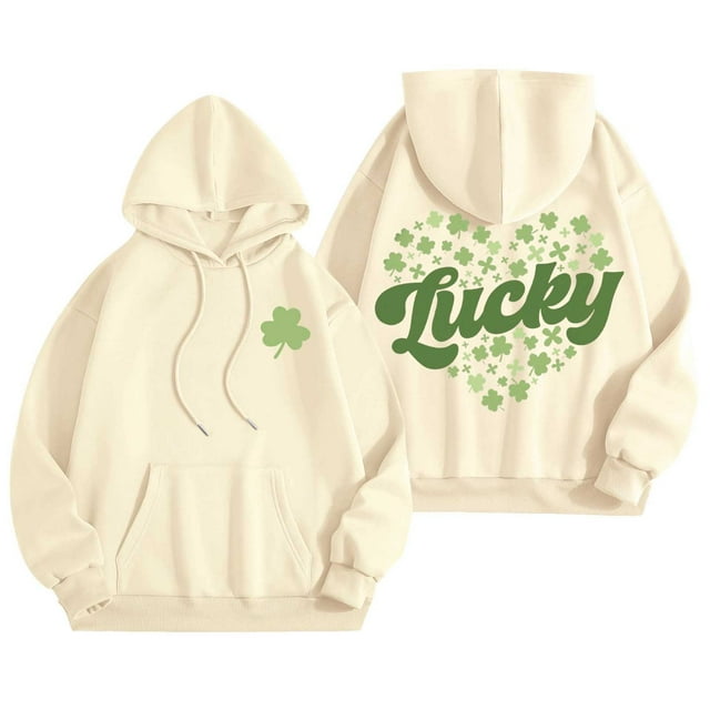 Lady Printed Hooded Sweater