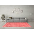 thumbnail image 3 of Ahgly Company Indoor Rectangle Abstract Red Modern Area Rugs, 6' x 9', 3 of 4