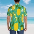 thumbnail image 4 of Susaid fruits Print Hawaiian Shirts for Men Women,Hawaiian Summer Short-Sleeve Casual Relaxed-Fit Button-Down,Medium, 4 of 7