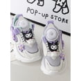 thumbnail image 4 of NEW Kids Kuromi Knob Button Laces Sneakers | Comfortable Breathable Sports Shoes | Girl Running Shoes Birthday Gifts, 4 of 12