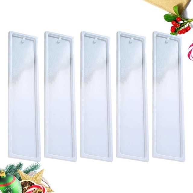 5-Piece DIY Mold Set for Jewelry Crafting & Decor Create Unique Resin Bookmarks