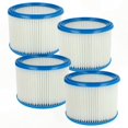 thumbnail image 1 of 4-Pack Pleated Filters Compatible with Makita 446 LX VC2010L VC2012L Vacuum Cleaner Cartridge Replacement, 1 of 2
