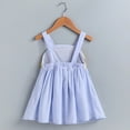 thumbnail image 2 of Aayomet Flower Girl Dress Kids Pageant Flower Girl Dress Little Girls Party Wedding Formal Dresses,Blue 12-18 Months, 2 of 5