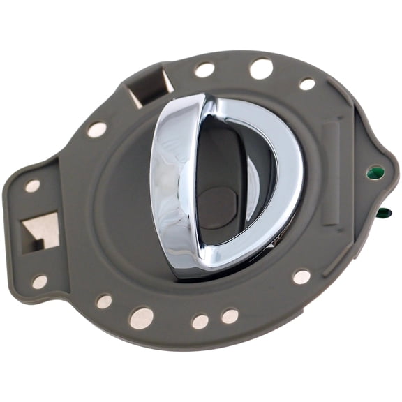 Dorman 83985 Front Driver Side Interior Door Handle for Specific Jeep Models, Chrome Lever; Beige Housing