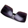 thumbnail image 2 of grinderPUNCH Large Retro Style Square Aviator Polycarbonate Flat Top Sunglasses, 2 of 5